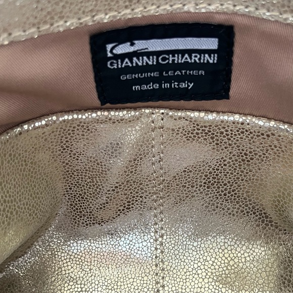 Last 1 ⛔️ Gianni Chiarini Cherry Leather Foldover Clutch Bag - Picture 9 of 15